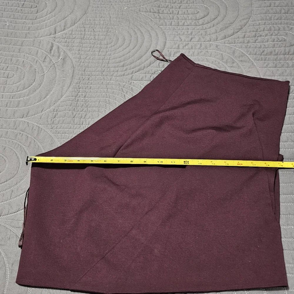 Asymmetric One-Shoulder Top in Deep Burgundy - Picture 3 of 6